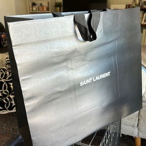 YSL Saint Laurent Black XLG Shopping Bag -accepting offers